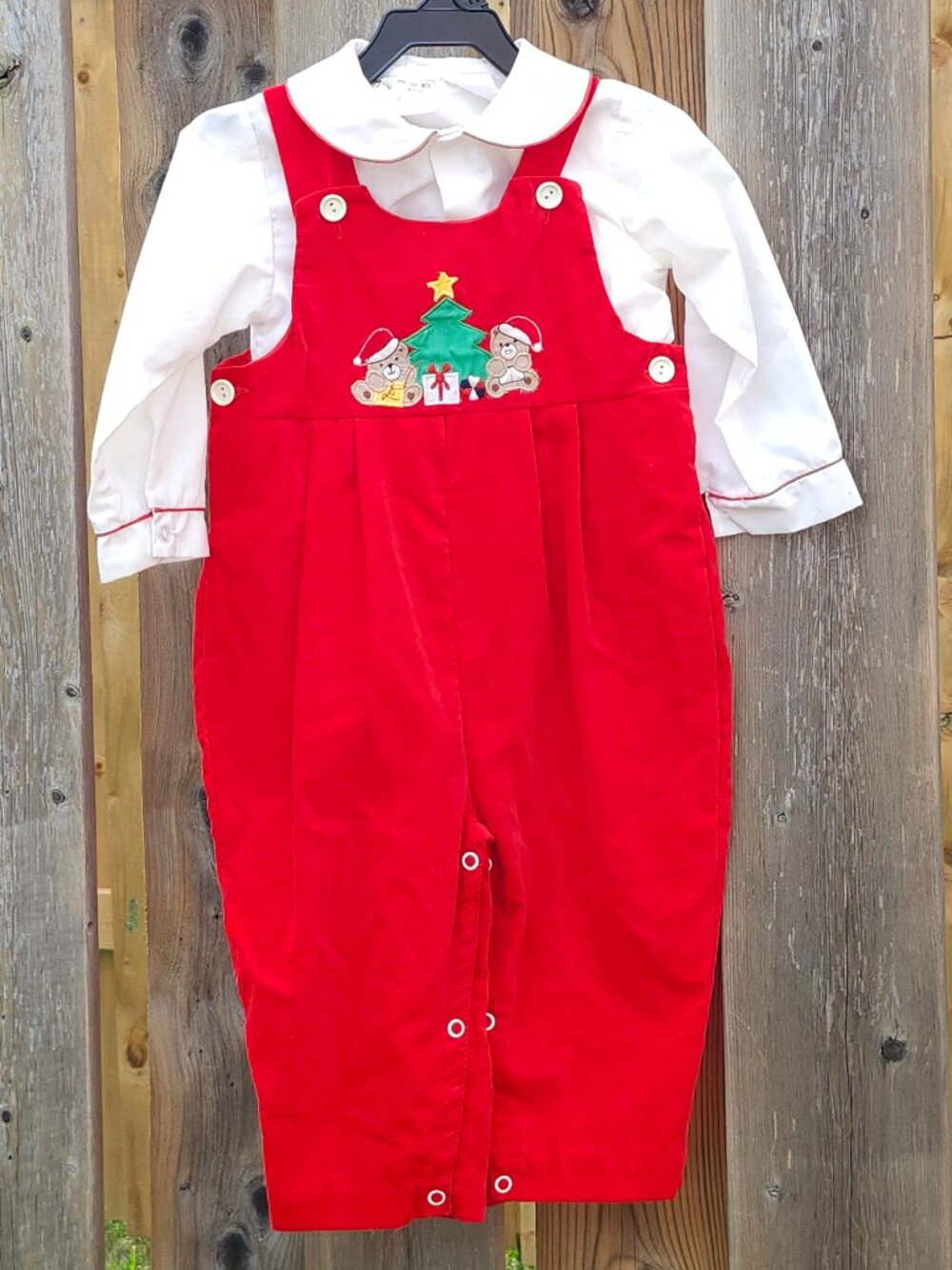 Vintage Jo Joe Fashions Baby Jumpsuit Size 18Months 2 Piece